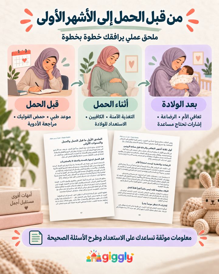 ما قبل الحمل والأشهر الأولى