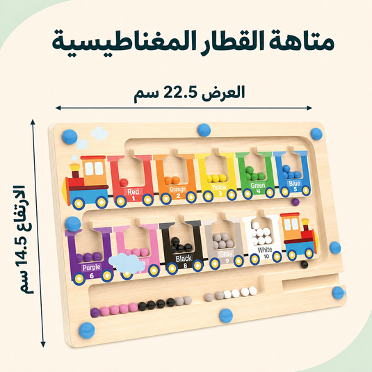 متاهة القطار المغناطيسية – مطابقة الألوان